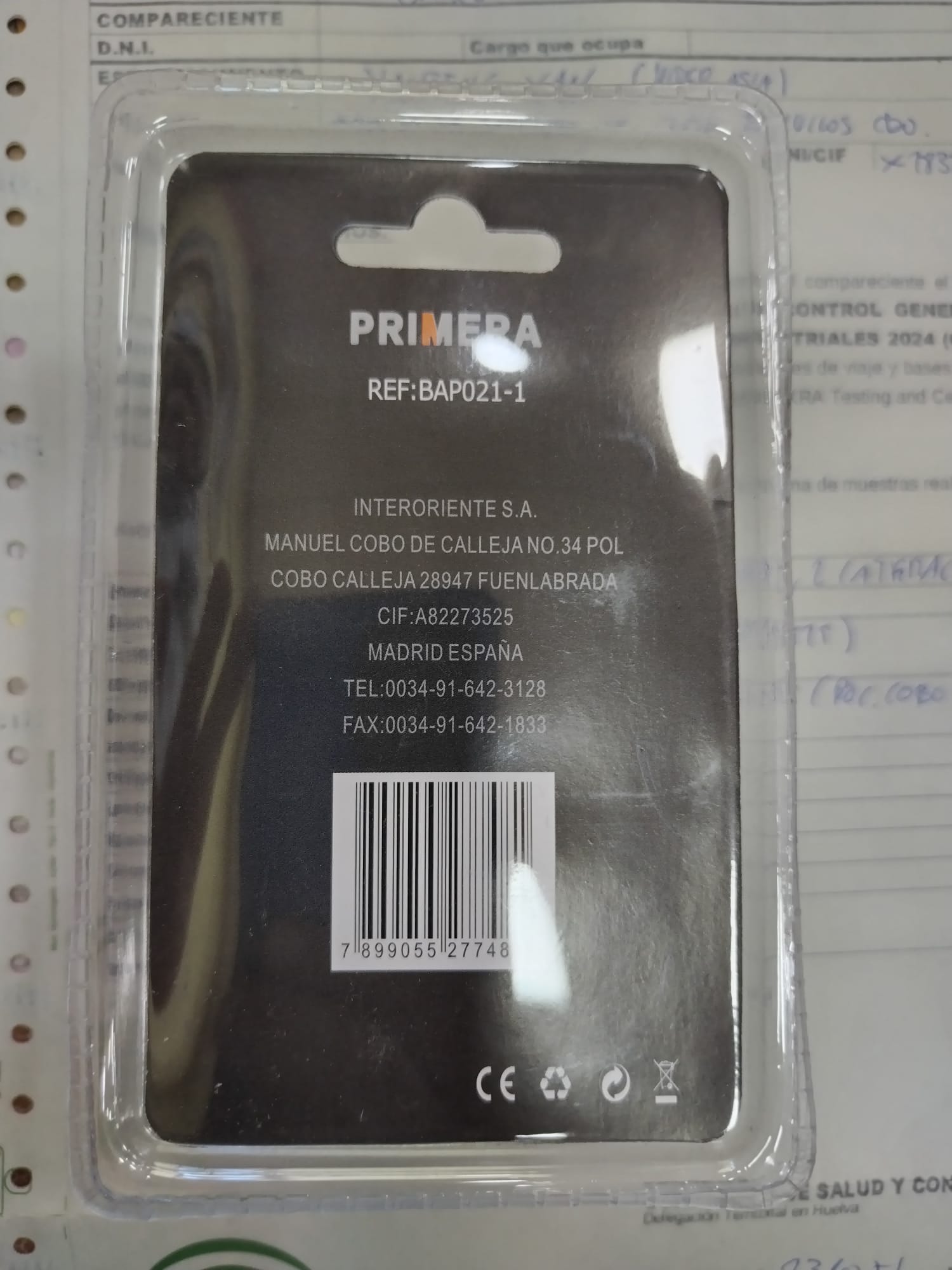 ADAPTADOR, 3 VISA 1 FRONTAL Y 2 LATERALES NEGRO